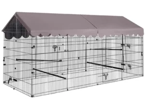 automatic door mobile chicken coop large all steel frame hen house