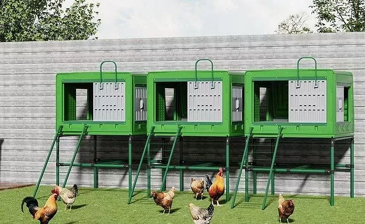 mobile chicken coop run with for 2 10 large hens house mobile chicken coop run with for 2 10 large hens house