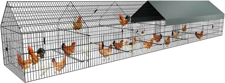 automatic door mobile chicken coop large all steel frame hen house automatic door mobile chicken coop large all steel frame hen house