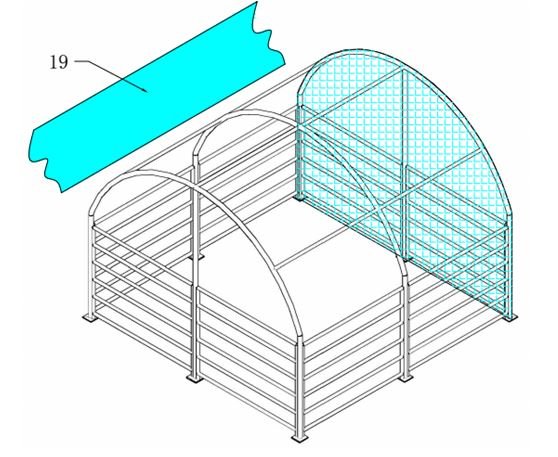 livestock shelter (4m x 4m) livestock shelter (4m x 4m)