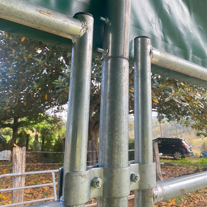 livestock shelter (4m x 4m) livestock shelter (4m x 4m)